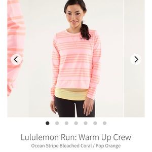 lululemon Run Warmup Crew